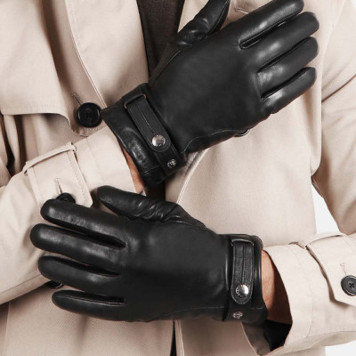 17.1-1 FABRETTI Перчатки муж. нат. кожа