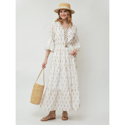 NR900-1 FABRETTI Платье женское 100% хлопок