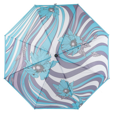 UFLR0024-9 Зонт жен. Fabretti, облегченный автомат, 3 сложения, эпонж