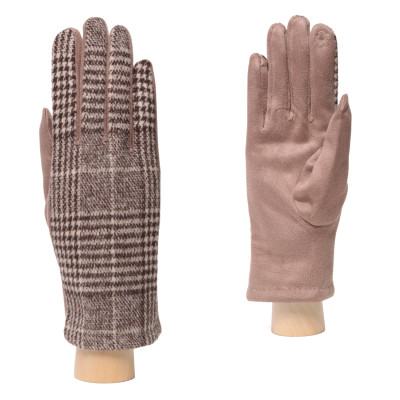 JDF62-13 FABRETTI Перчатки жен. 100% полиэстер; на ладони: 90% полиэстер/10% эластан