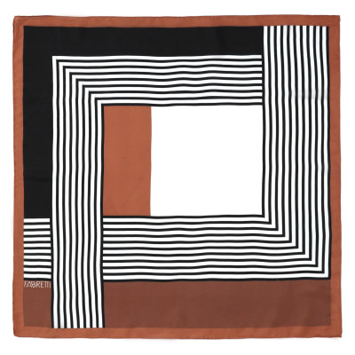 VFV24-12 Платок жен. 100% полиэстер 70x70 FABRETTI