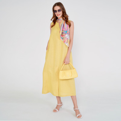 ZDKL89-7 FABRETTI Платье  женское 100% лён