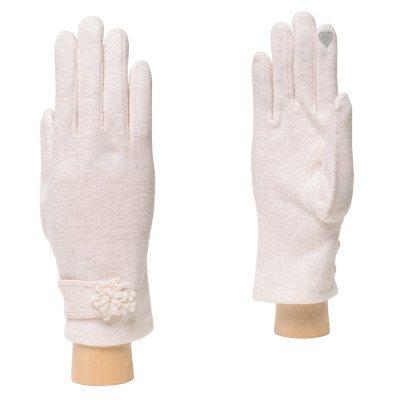 JIF55-1 FABRETTI Перчатки жен. 85% шерсть/15% эластан