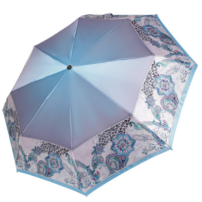UFS0067-9 Зонт жен. Fabretti, автомат, 3 сложения, сатин 