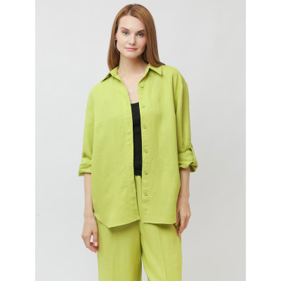 ZJ04.1-104 FABRETTI Блуза женская 53% лён, 47% вискоза