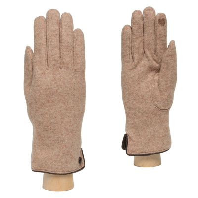 JMF80-23 FABRETTI Перчатки жен. 90% шерсть/10% эластан