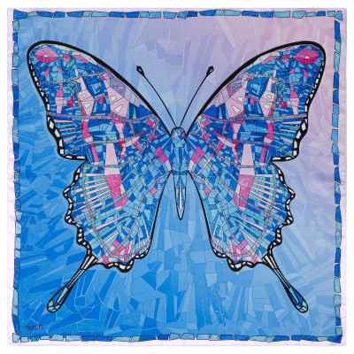 VFI0062-8 Платок жен. 100% полиэстер 70x70 FABRETTI