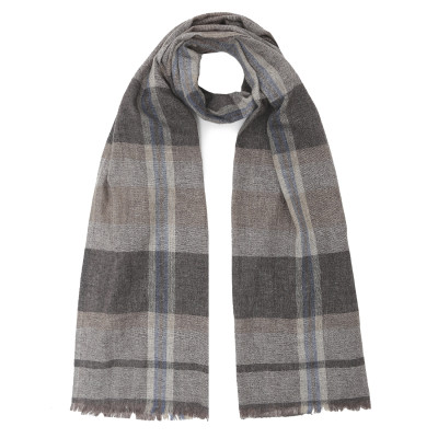 VGU3-12 Шарф муж. 60% шерсть, 30% хлопок, 10% нейлон 45x188 FABRETTI