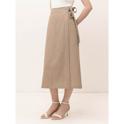 NCF49-191 FABRETTI Юбка женская 70% лён 30% вискоза