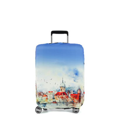 W1079-S FABRETTI Чехол для чемодана 92%полиэстер 8%спандекс