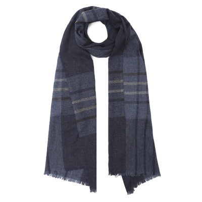 VGU15-9 Шарф муж. 60% шерсть, 30% хлопок, 10% нейлон 45x188 FABRETTI