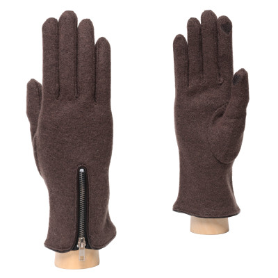 JIF53-12 FABRETTI Перчатки жен. 85% шерсть/15% эластан 