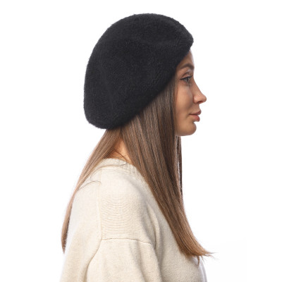 DX16-2 Fabretti Берет женский 50% шерсть 25% ангора 25% полиэстер