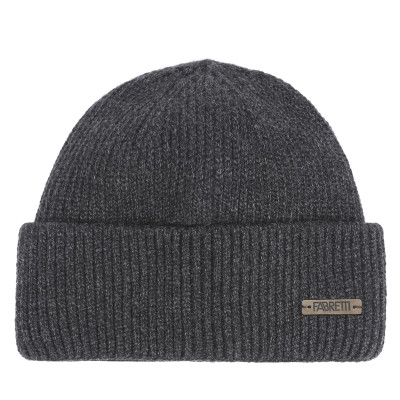 DWG77-45f Fabretti Шапка мужская 35% шерсть, 20% вискоза, 45% акрил