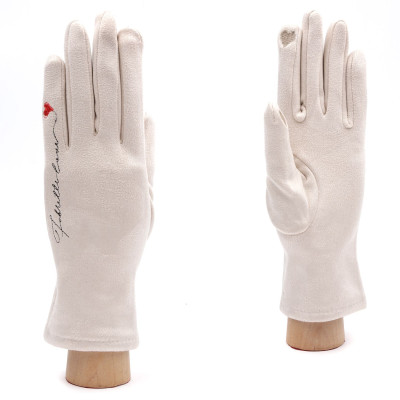 JIF18L-6  FABRETTI Перчатки жен. 90% полиэстер/10% эластан