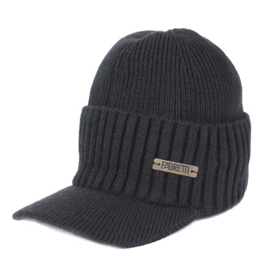 DWG79-45f Fabretti Кепка мужская 35% шерсть, 20% вискоза, 45% акрил