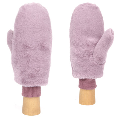 JDF32-26 FABRETTI Рукавицы жен. искусственный мех 100% полиэстер