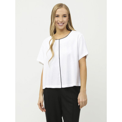 NCF101-1 FABRETTI Блуза женская 70% лён 30% вискоза