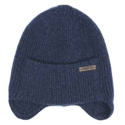 DWG82-8f Fabretti Ушанка мужская 25% мохер, 45% шерсть, 15% нейлон, 15% акрил