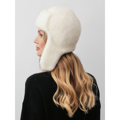 DI30-1 Ушанка жен. 100% полиэстер разм.57 FABRETTI