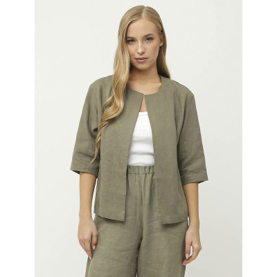 NK18-11 FABRETTI Жакет женский 100% лён