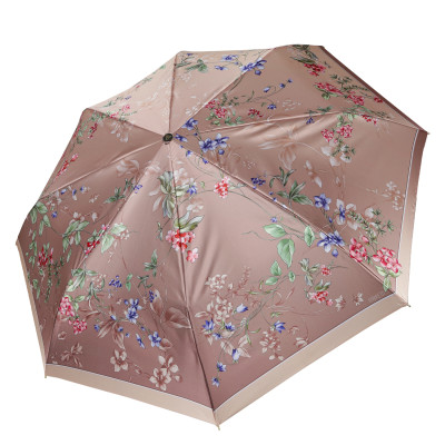 UFLS0091-12 Зонт жен. Fabretti, автомат, 3 сложения, сатин