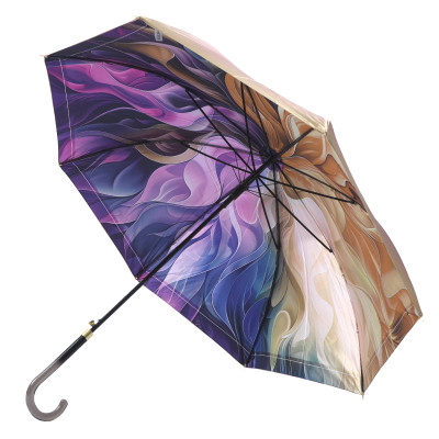 UFD0033-10 Зонт-трость жен. Fabretti, сатин