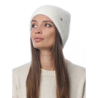 DLIF35-1 Fabretti Шапка женская 40% ангора, 20% вискоза, 40% полиэстер