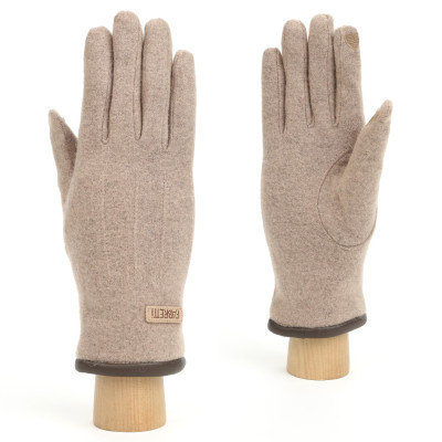 JMF67-13 FABRETTI Перчатки жен. 90% шерсть/10% эластан 