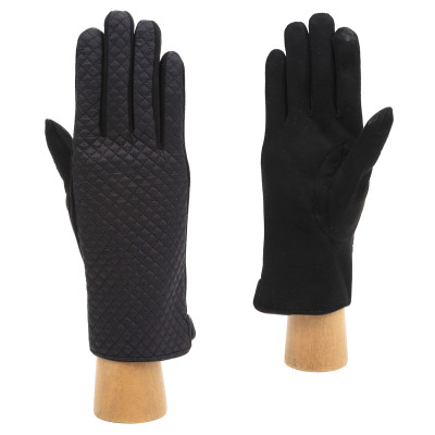 JDF54-2 FABRETTI Перчатки жен. 100% полиэстер; на ладони: 90% полиэстер/10% эластан 