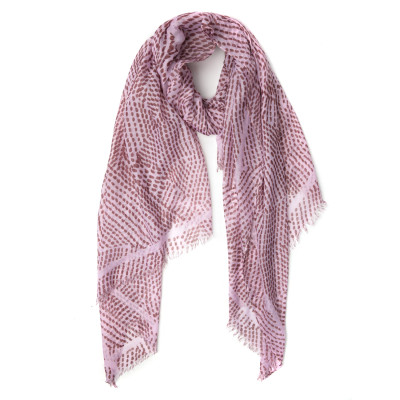 VFG0005-5 Шарф жен. 100% полиэстер 90x180 FABRETTI