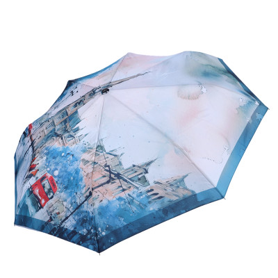 UFLR0043-9 Зонт жен. Fabretti, облегченный автомат, 3 сложения, эпонж