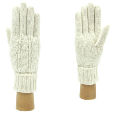 JFF2-4 FABRETTI Перчатки жен. 70% шерсть/20% ангора/10% нейлон