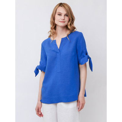 ZJ51-8 FABRETTI Блуза женская 53% лён, 47% вискоза