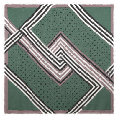 VFS1017-11 Платок жен. 18% шерсть, 82% модал  110x110 FABRETTI