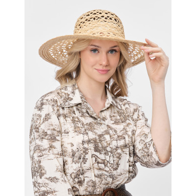 WG104-13 FABRETTI Шляпа жен. 100% рафия