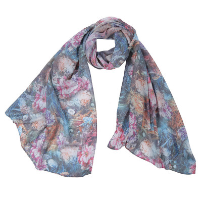 F1545-1 Шарф жен. 100% модал 75x190 FABRETTI