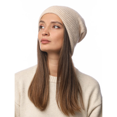 DW132-13f Fabretti Шапка женская 40% шерсть енота, 15% шерсть, 25% вискоза, 20% нейлон