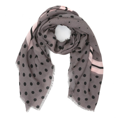 VFS1020-3 Платок жен. 18% шерсть, 82% модал  110x110 FABRETTI