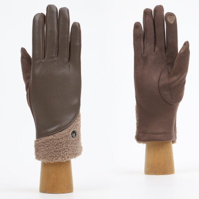 JMF82-12 FABRETTI Перчатки жен. 100% полиуретан; на ладони: 90% полиэстер/10% эластан 