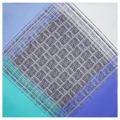 VFS0002-9 Платок жен. 100% шелк 90x90 FABRETTI