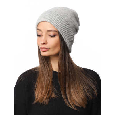 DW132-3f Fabretti Шапка женская 40% шерсть енота, 15% шерсть, 25% вискоза, 20% нейлон