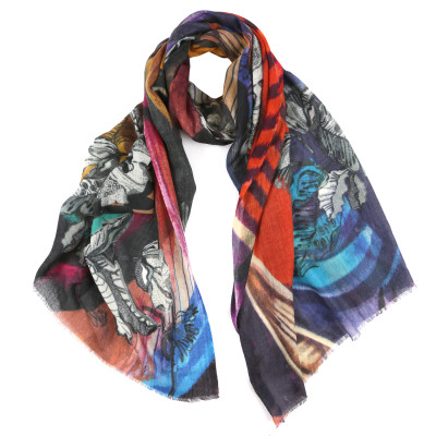 VFF0001-8 Шарф жен. 100% шерсть 70x180 LEO VENTONI