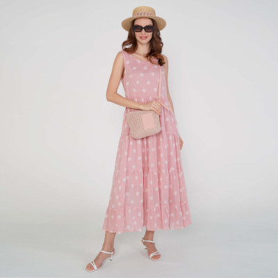 NN89-5 FABRETTI Платье женское 100% хлопок