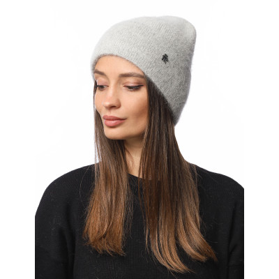 DLIF35-3 Fabretti Шапка женская 40% ангора, 20% вискоза, 40% полиэстер