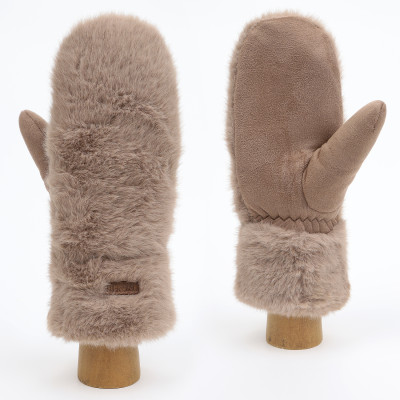 JMF74-13 FABRETTI Рукавицы жен. 100% полиэстер;на ладони: 90% полиэстер/10% эластан