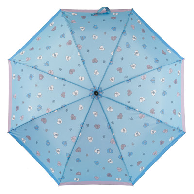 UFLR0021-9 Зонт жен. Fabretti, облегченный автомат, 3 сложения, 'эпонж