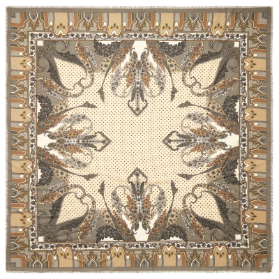 VFS1004-3 Платок жен.  15% шерсть, 85% модал разм.110х110 FABRETTI