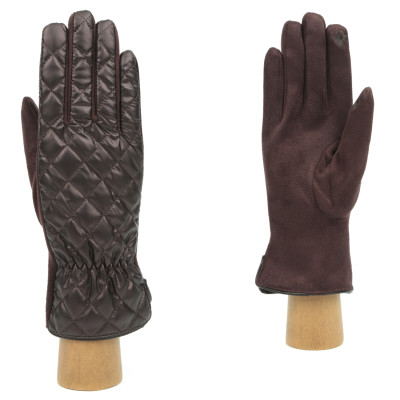 JDF1-13 FABRETTI Перчатки жен. 100%полиэстер,90%полиэстр/10%эластан