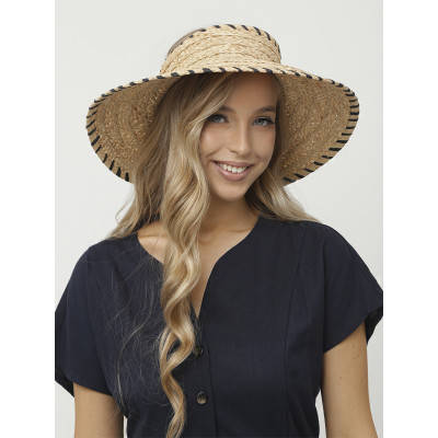 WG80-13  FABRETTI Шляпа жен. натуральная солома 